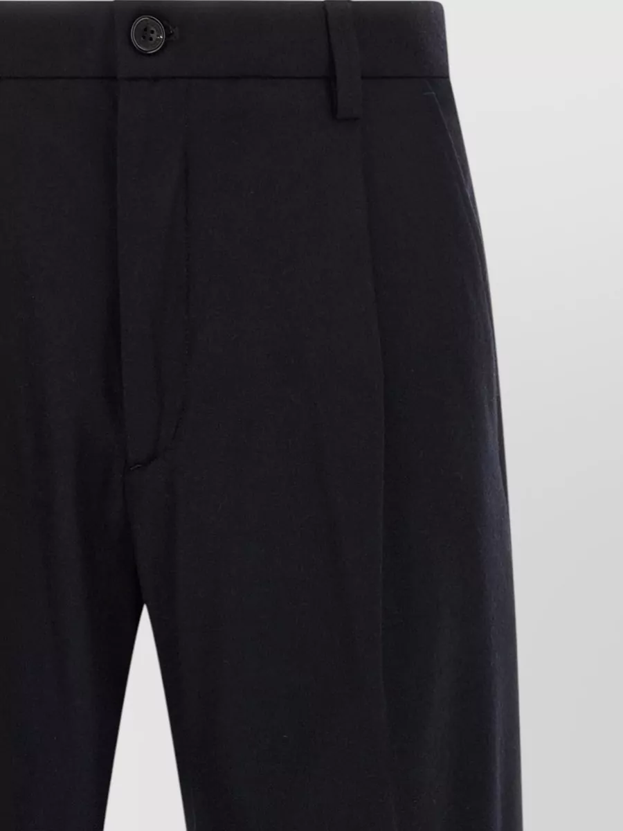 Department 5 Wool Cashmere Straight-Leg Tailored Trousers