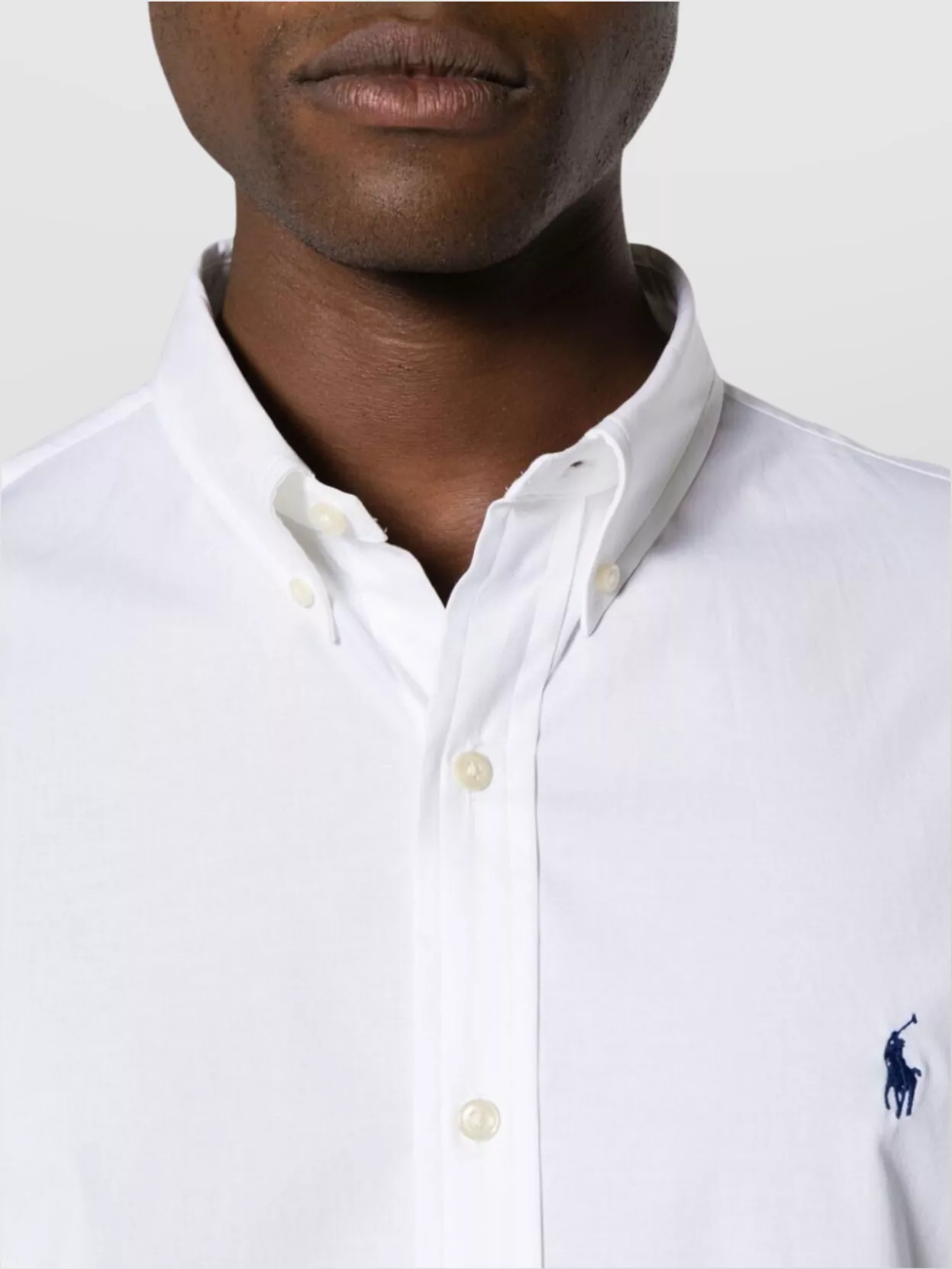Polo Ralph Lauren Slim Fit Striped Shirt With Button-Down Collar