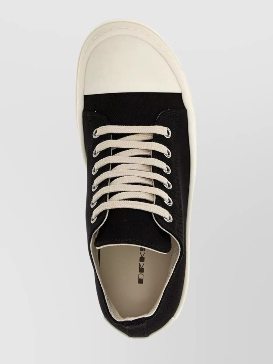 Rick Owens Drkshdw Low Top Sneakers Shark-Tooth Soles