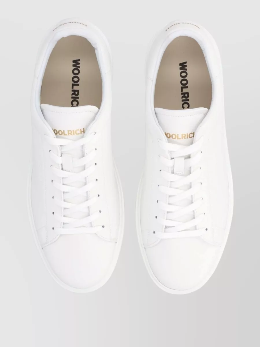 Woolrich Leather Lace-Up Sneakers