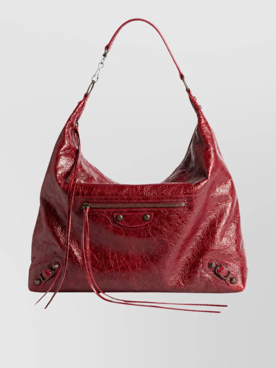 Balenciaga Le city medium leather tote bag