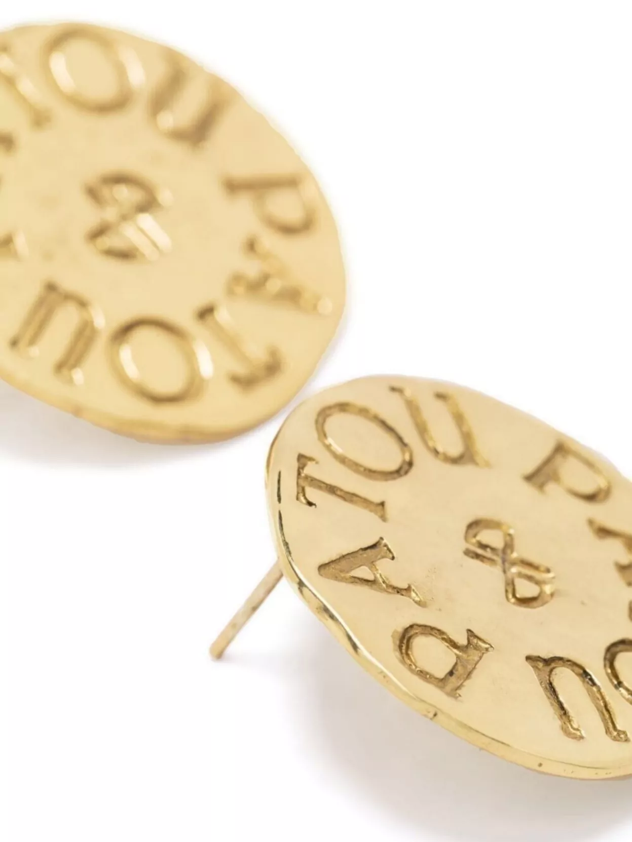 Patou Ancient Coins Circular Stud Earrings