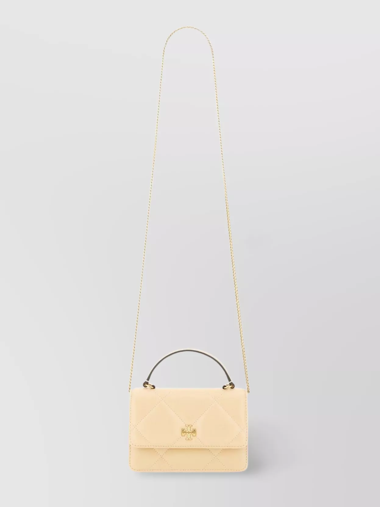 Tory Burch Quilted Top Handle Chain Strap Shoulder Bag