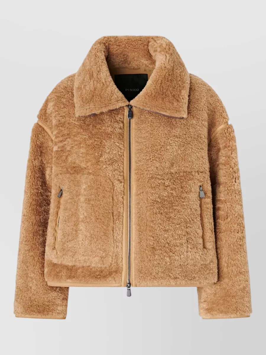 Pinko faux fur jacket