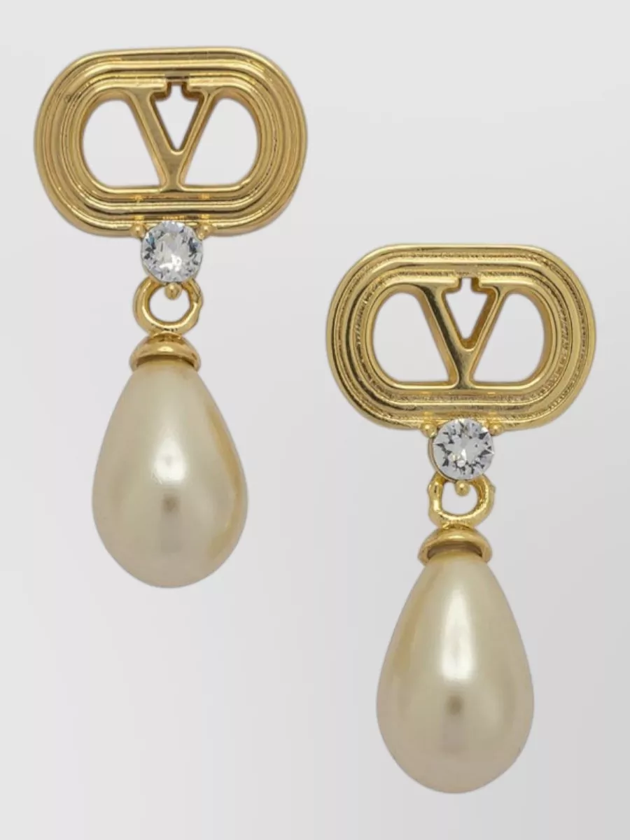 Valentino Garavani metal drop earrings