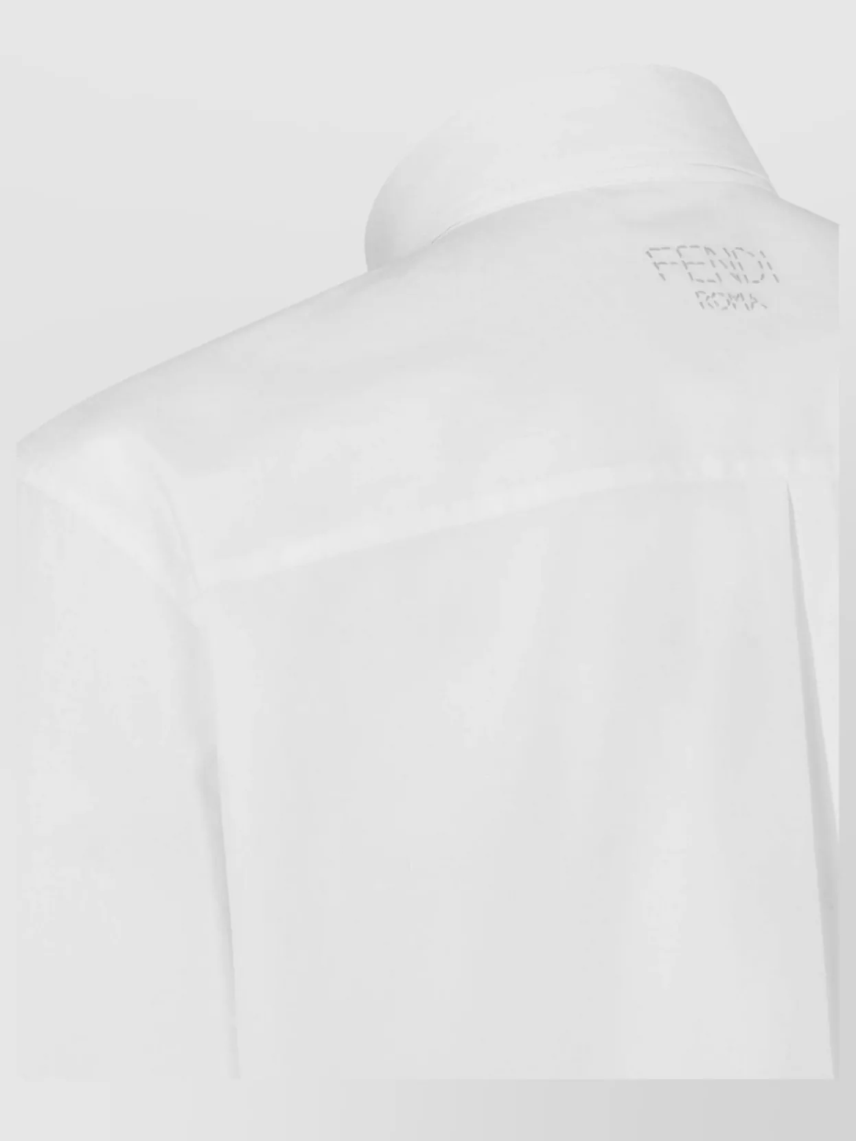 Fendi Logo Shirt Button-Down Collar