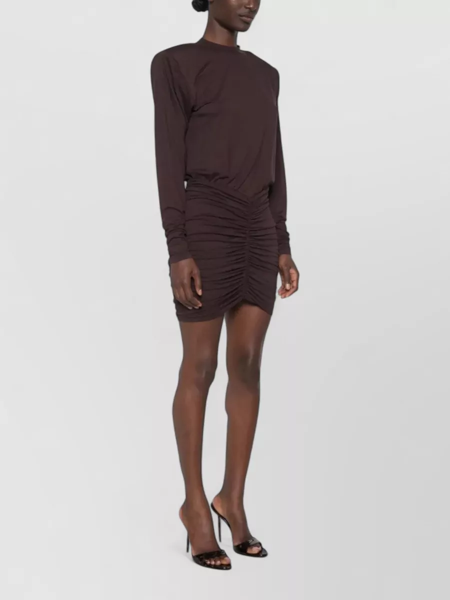 The Andamane Ruched Mini Dress