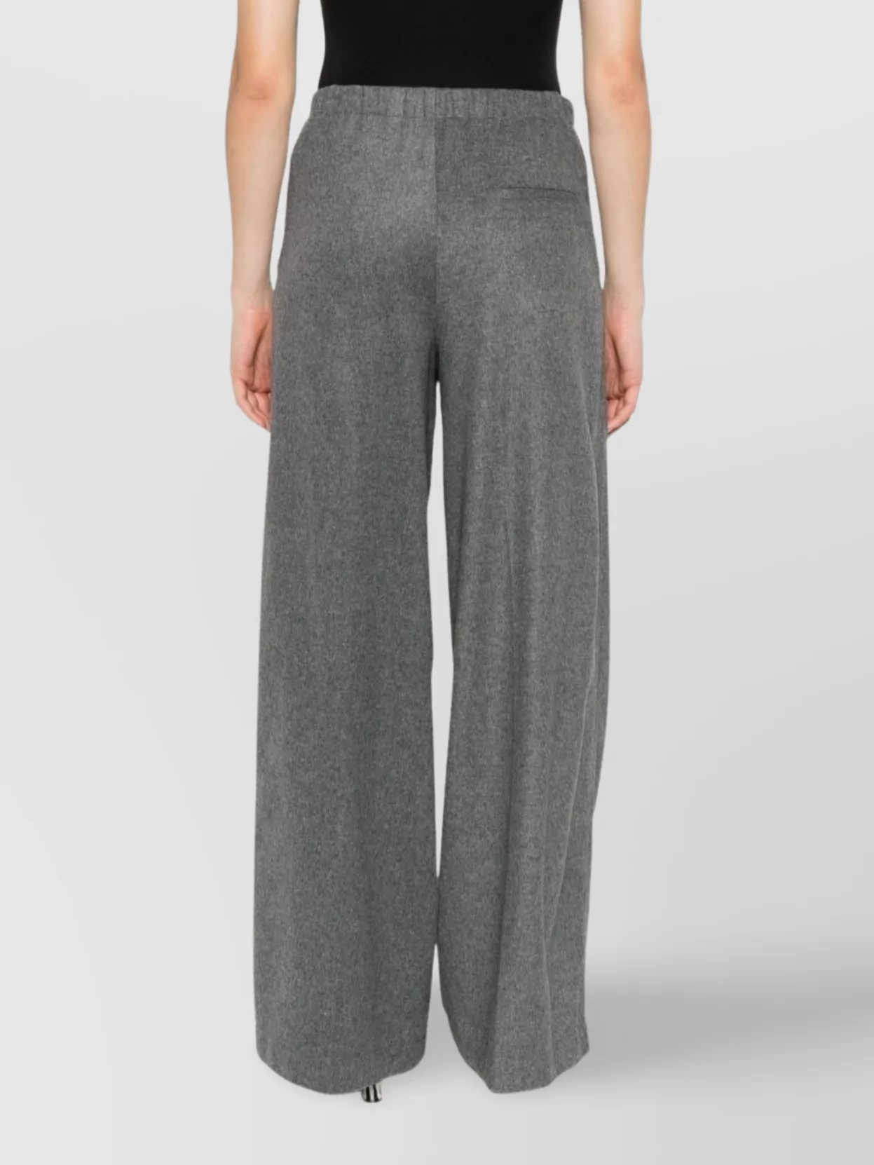 Forte Forte High Waist Wide Leg Trousers With Pockets
