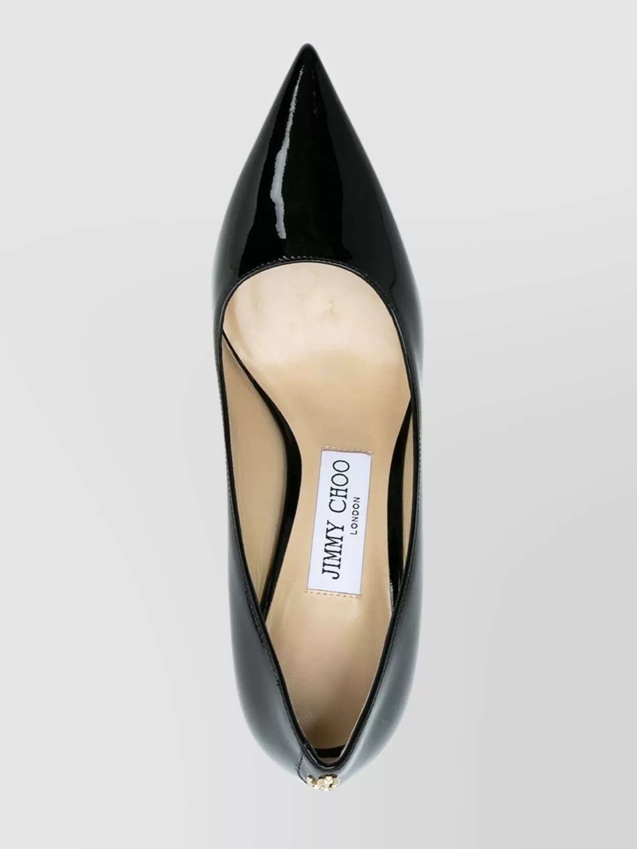 Jimmy Choo Glossy Pointed Stiletto Heel Pumps