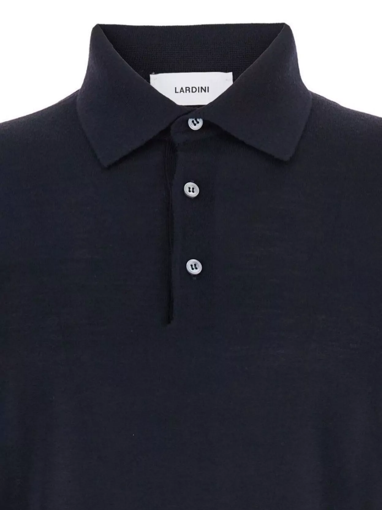 Lardini Men's Wool Polo Shirt