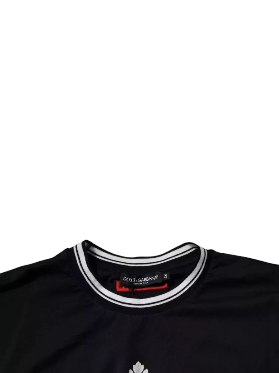 Dolce&Gabbana Cotton Logo-Print Crew-Neck T-Shirt