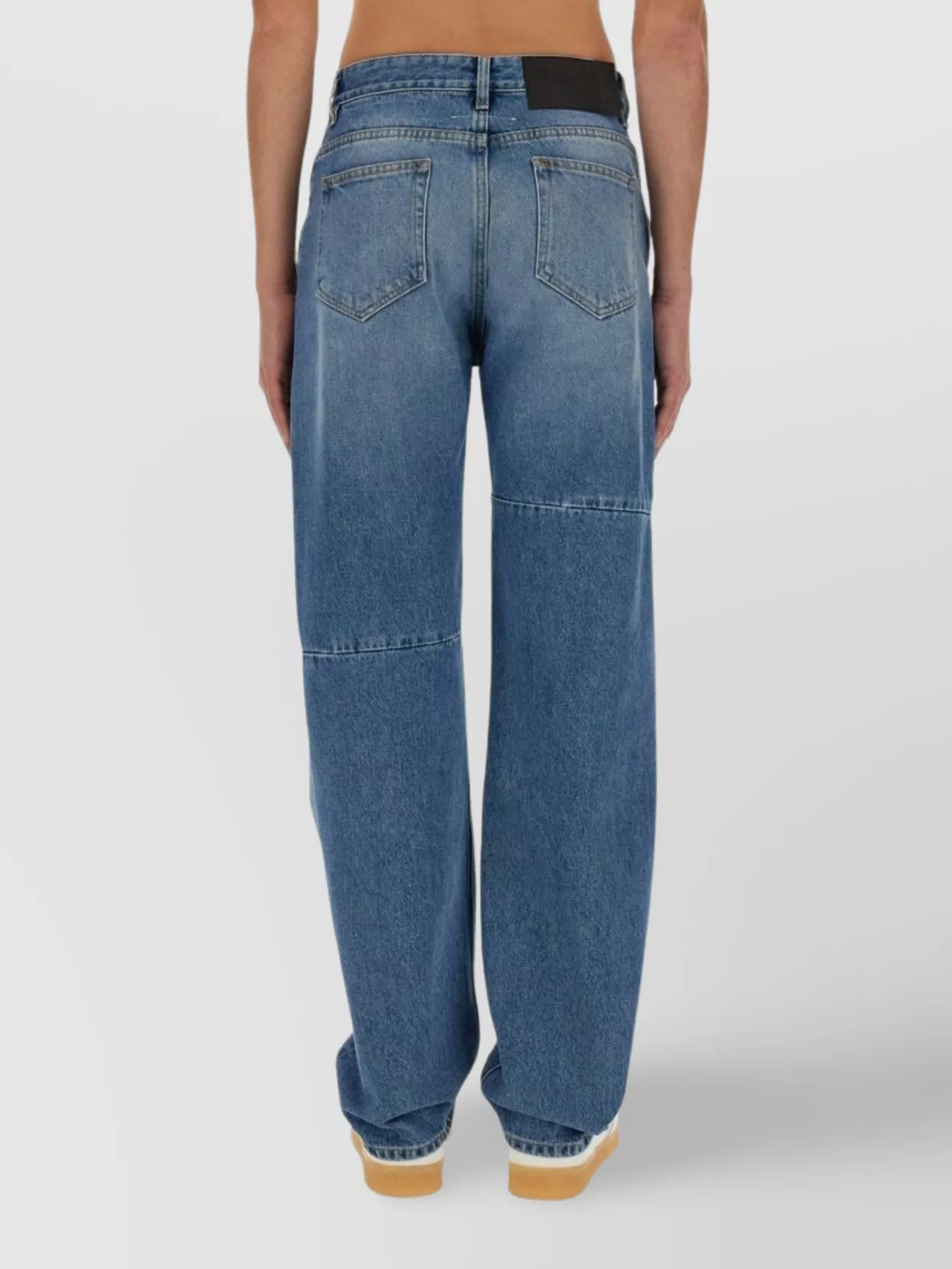 Mm6 Maison Margiela Denim Trousers Featuring Five-Pocket Design