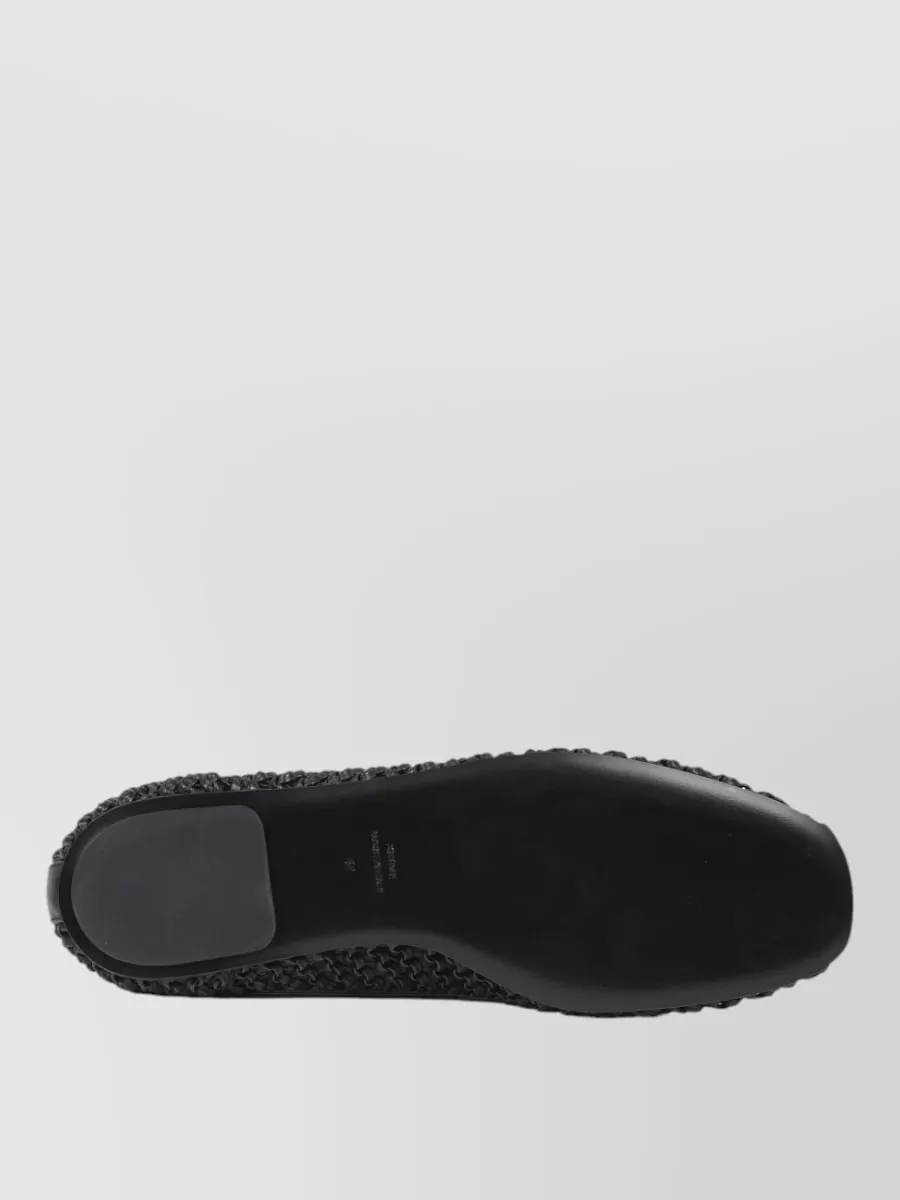 Totême Leather Ballerina Flats