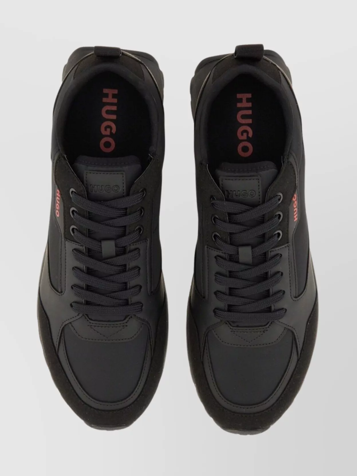 Hugo Boss Sneakers With Pull Tab And Round Toe
