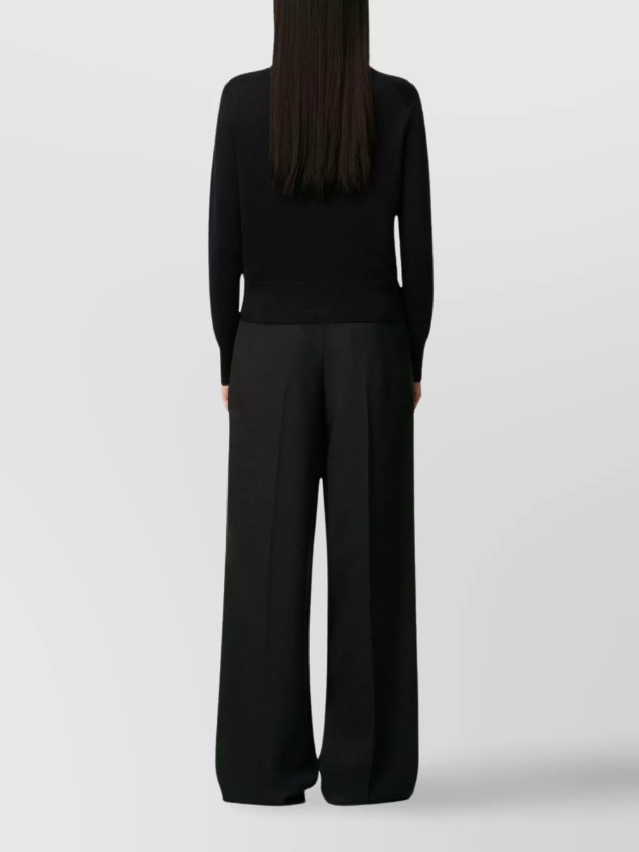 Ami Alexandre Mattiussi Wool Cardigan With Round Neck And Long Sleeves In Black