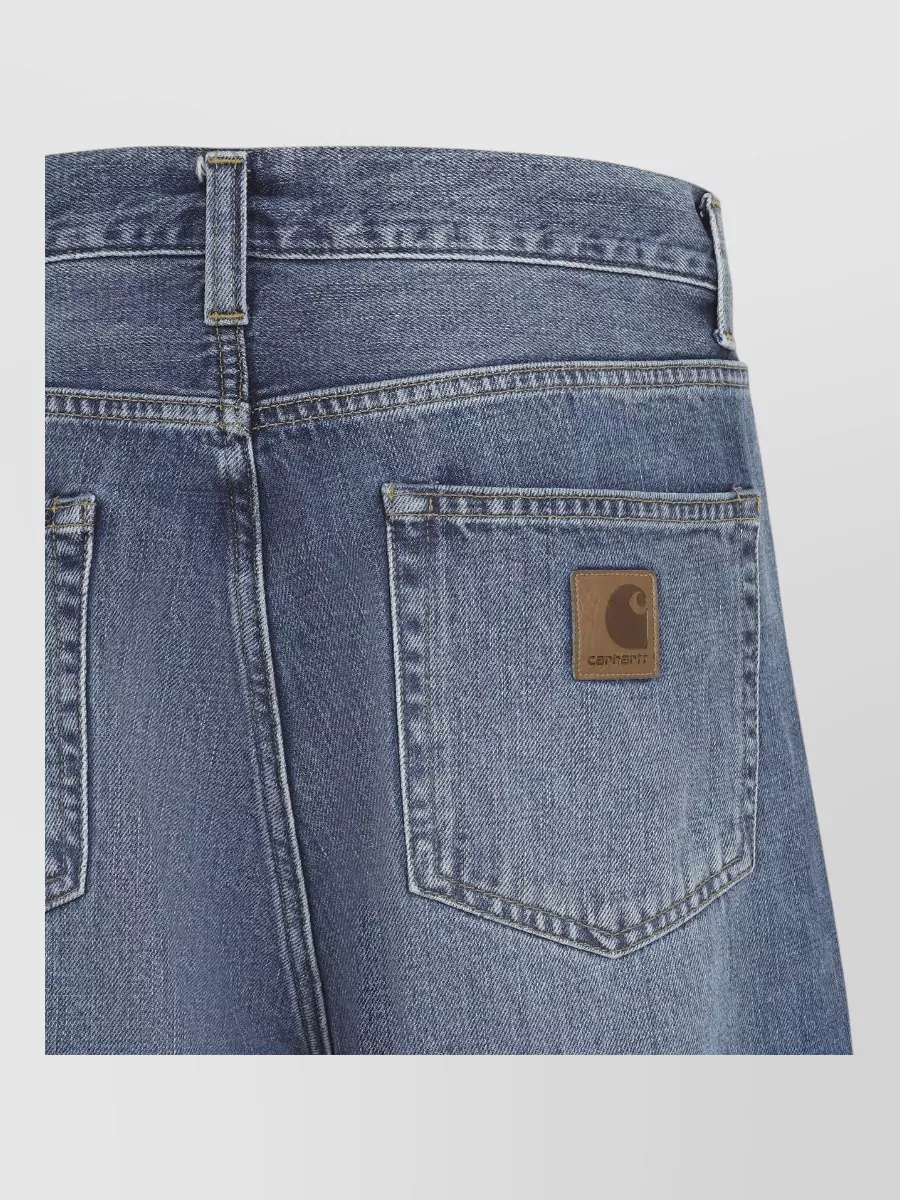Carhartt Wip Denim Relaxed-Fit Wide-Leg Jeans