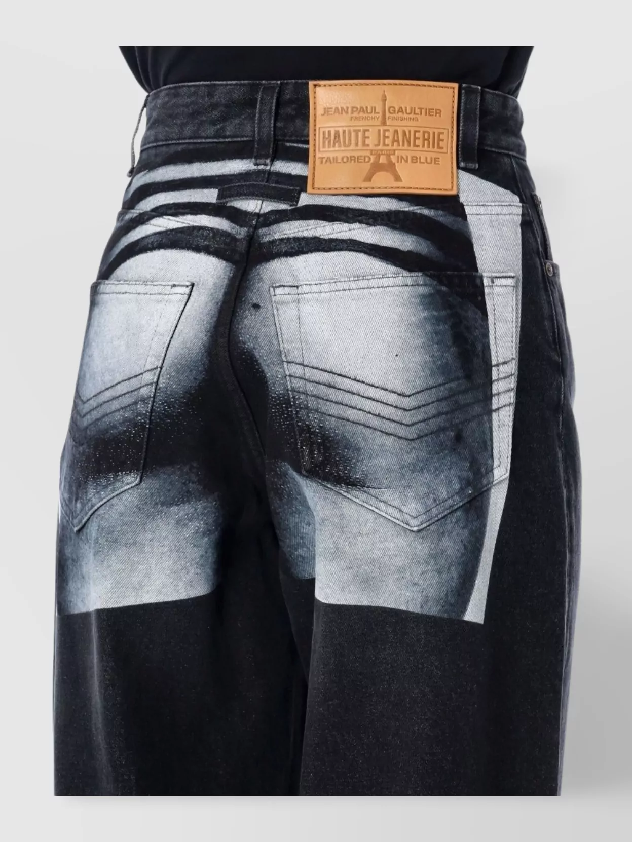 Jean Paul Gaultier Back Pocket Wide Leg Trousers
