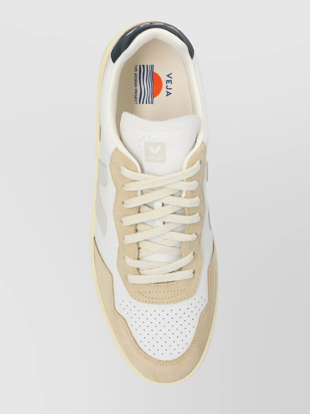 Veja Leather Sneakers With Contrasting Heel Counter