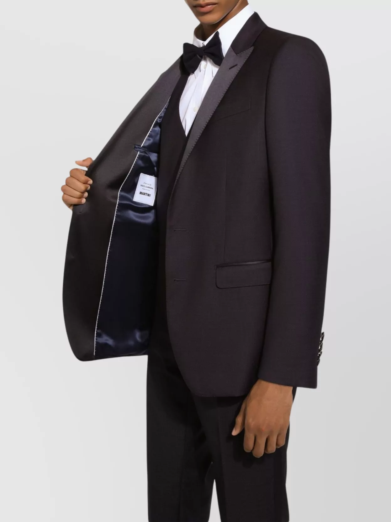 Dolce&Gabbana Tailored Two Piece Suit With Contrasting Lapels
