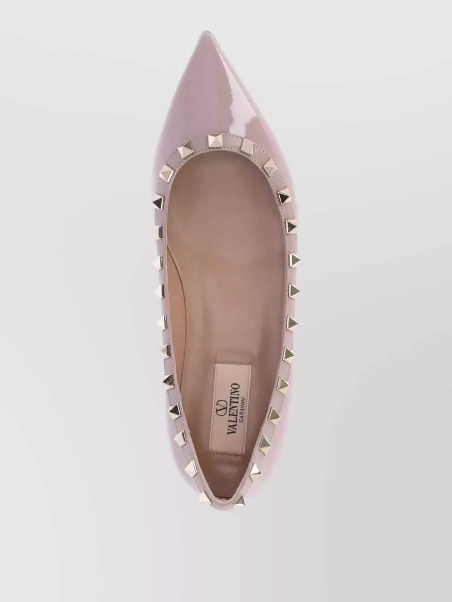 Valentino Garavani Leather Ballerina Shoes