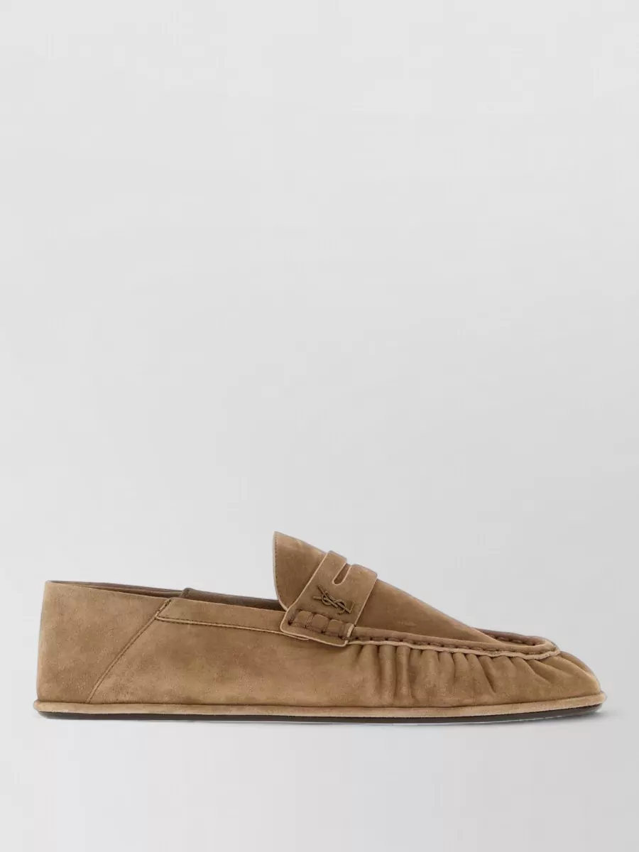 Saint Laurent leather loafers