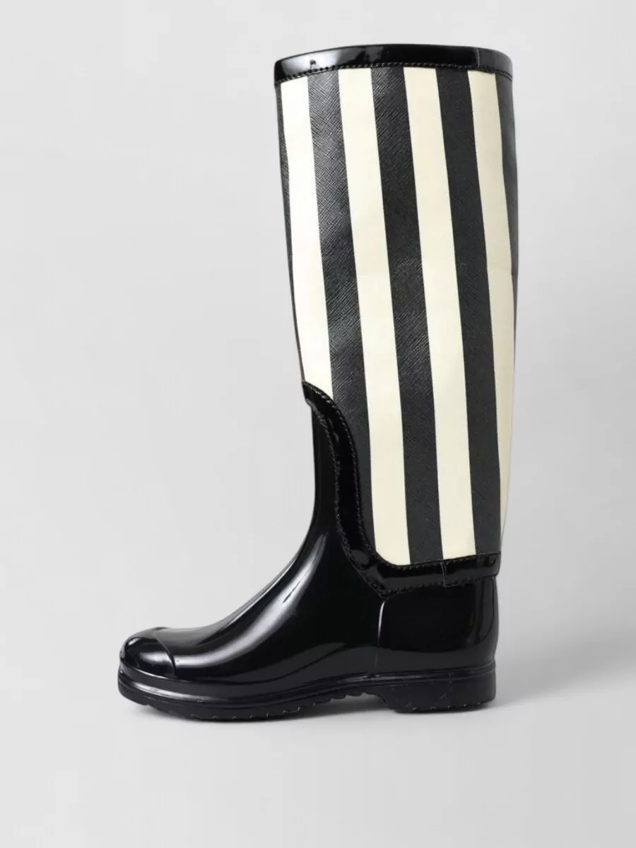Dolce&Gabbana Rubber Knee-High Rain Boots