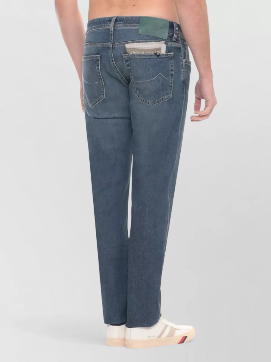 Jacob Cohen Straight Cut Jeans Five Pocket Handkerchief
