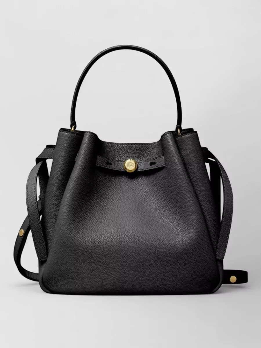 Tory Burch Romy Leather Bucket Bag