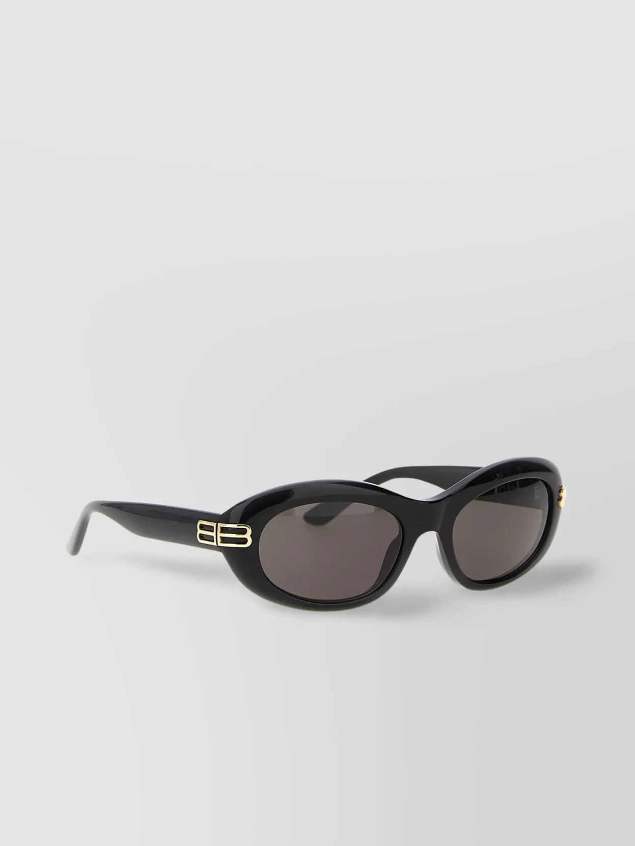 Balenciaga Oval Frame Sunglasses Dark Lenses