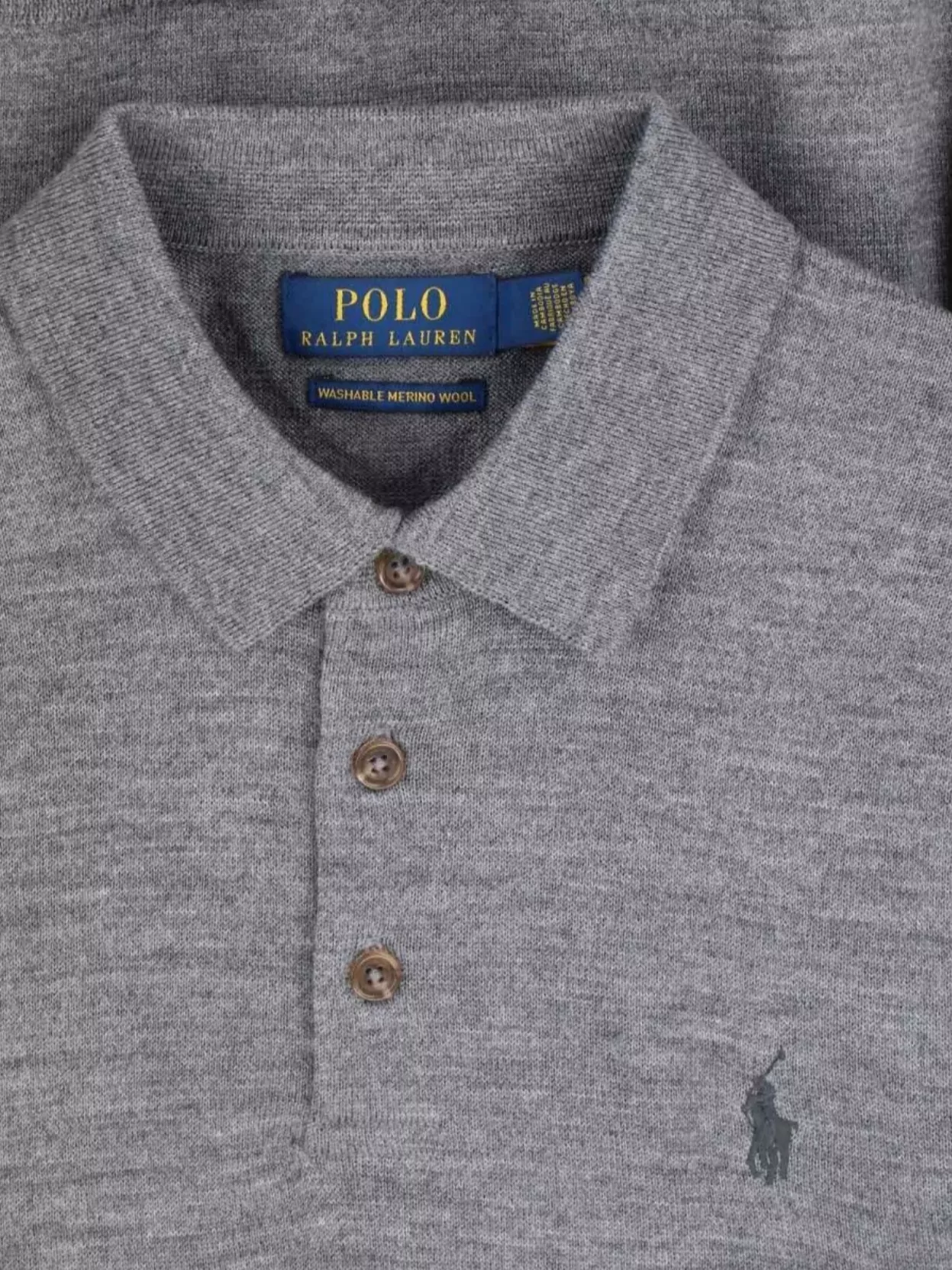 Polo Ralph Lauren Crewneck Sweater With Ribbed Cuffs And Hem