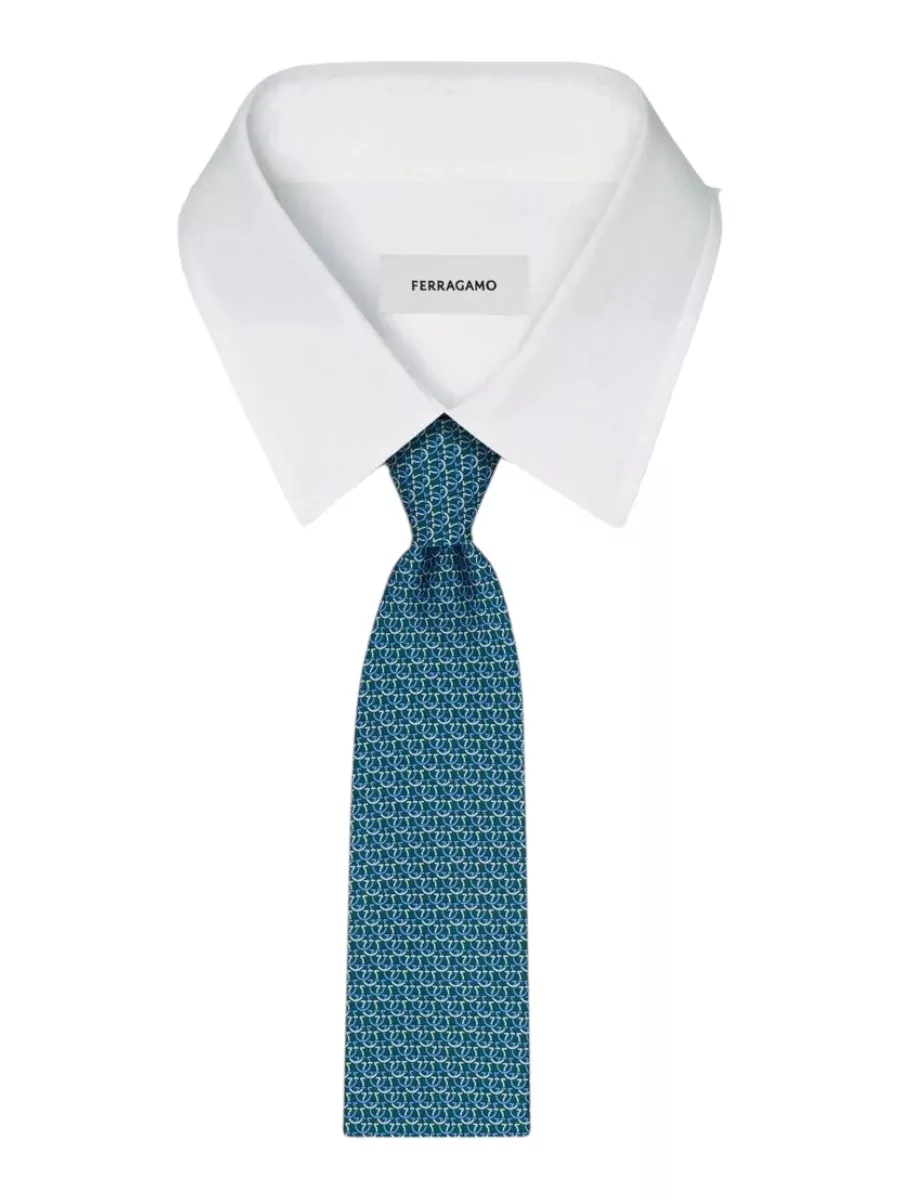 Ferragamo Silk Printed Tie