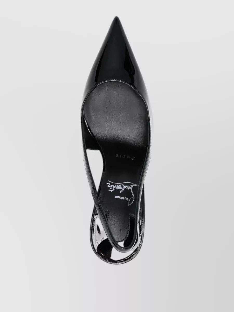 Christian Louboutin Patent Leather Slingback Pumps
