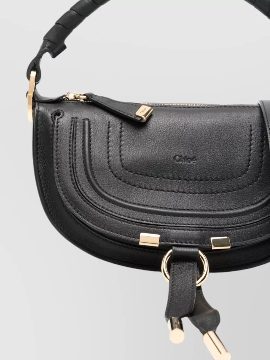 Chloé Shoulder Bag Top Handle Detachable Strap