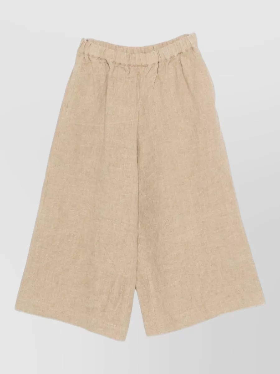 Comme Des Garçons Linen Wide-Leg Trousers