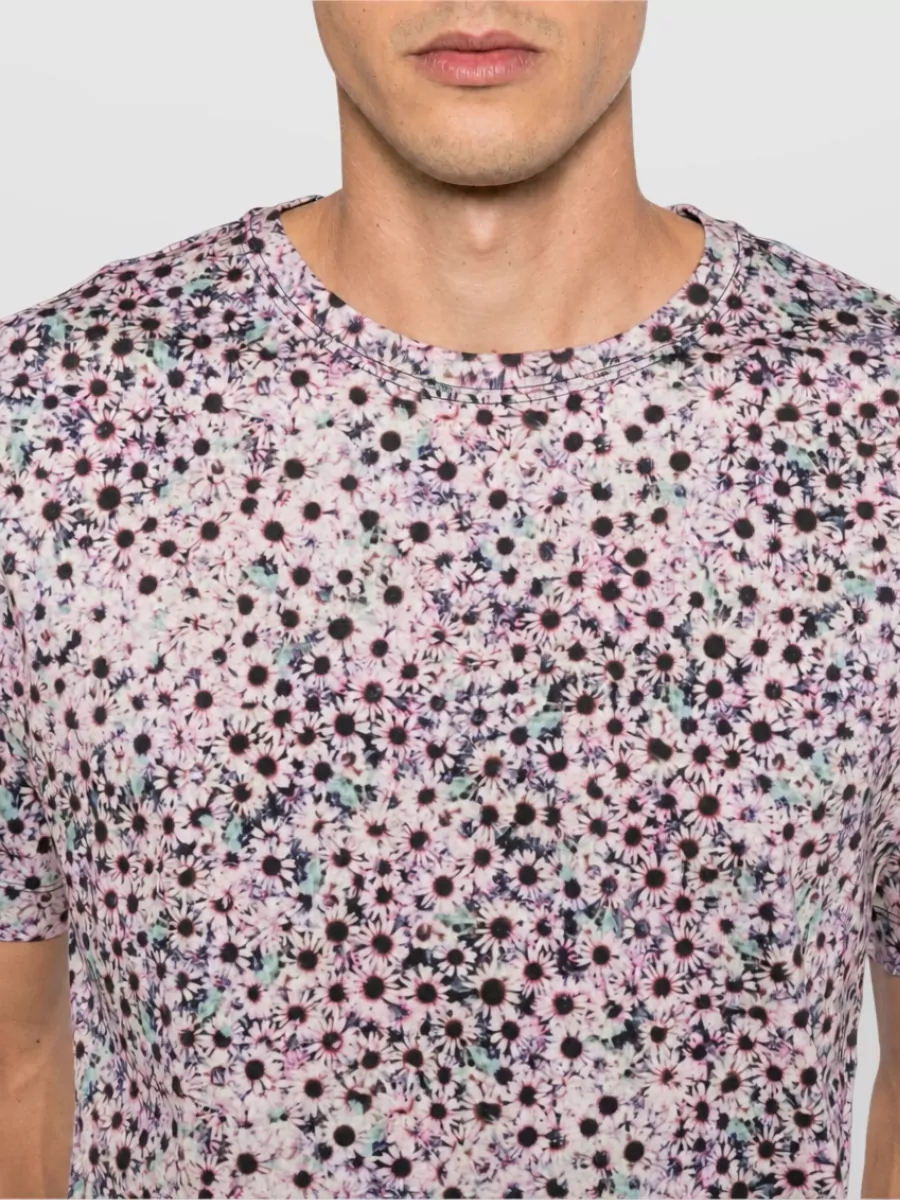 Dries Van Noten Floral-Print Short-Sleeve Shirt