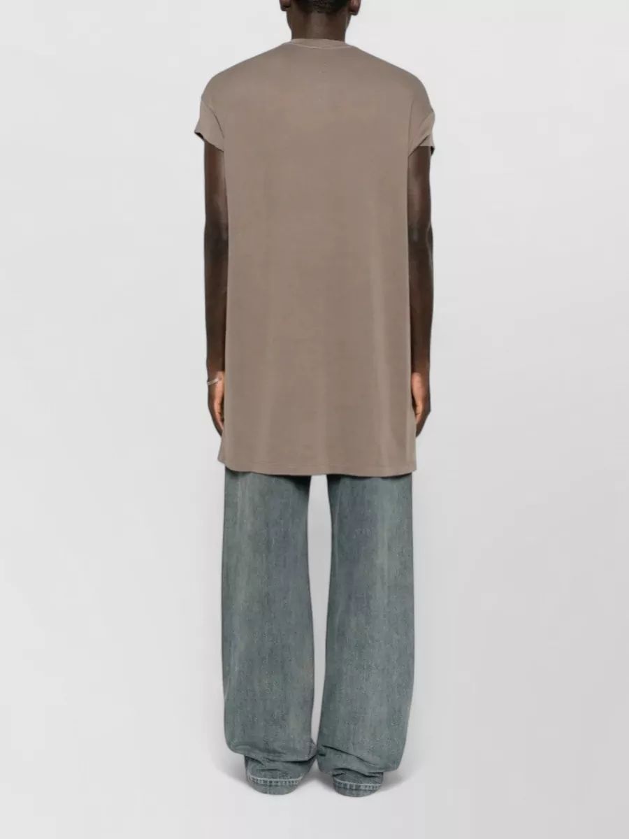 Rick Owens Cotton Oversized Short-Sleeve T-Shirt