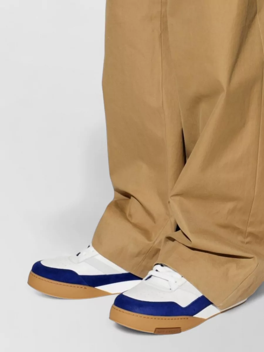 Givenchy Leather Panelled Low-Top Sneakers