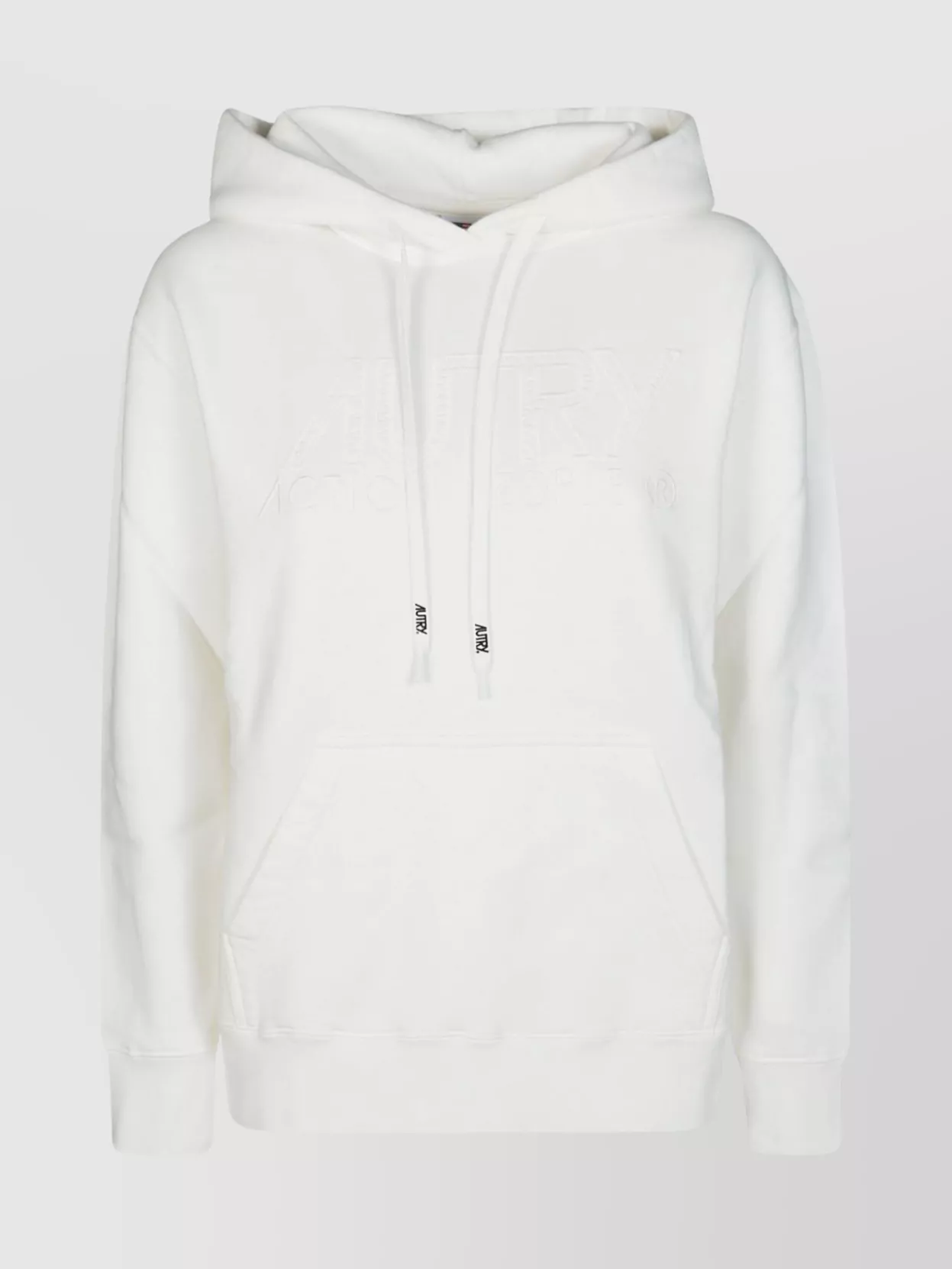 Shop Autry Icon Hoodie With Pocket And Ribbed Details