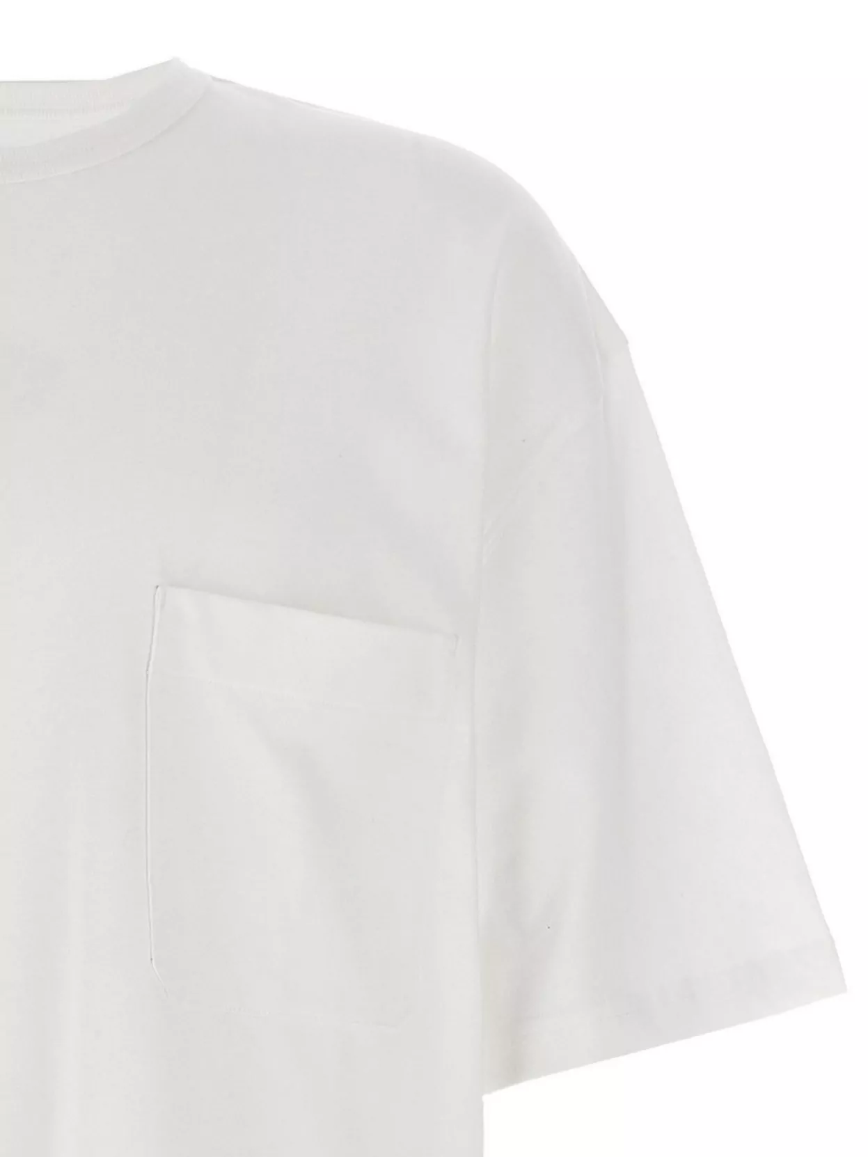 Lemaire T-shirt With Round Neck And Short Sleeves