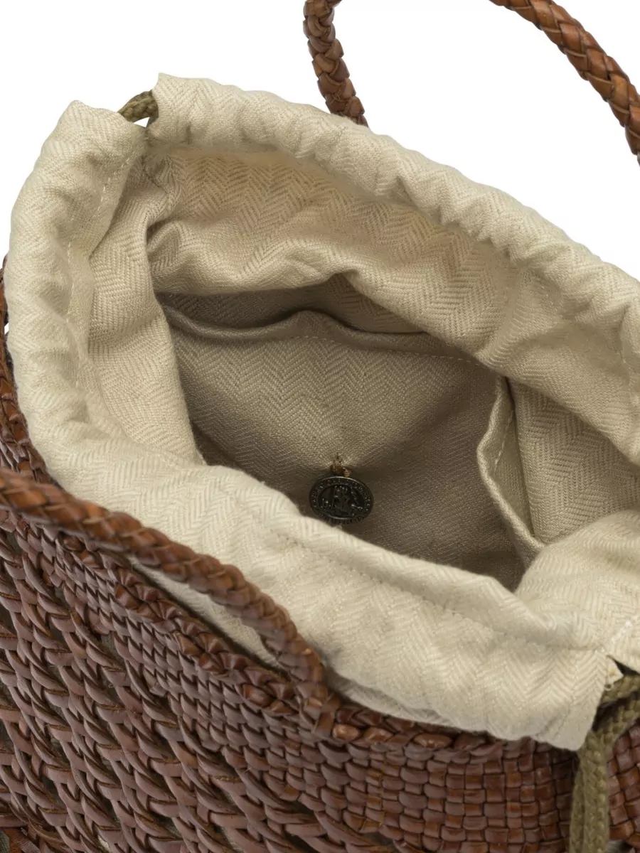 Dragon Diffusion Medium Leather Woven Tote Bag