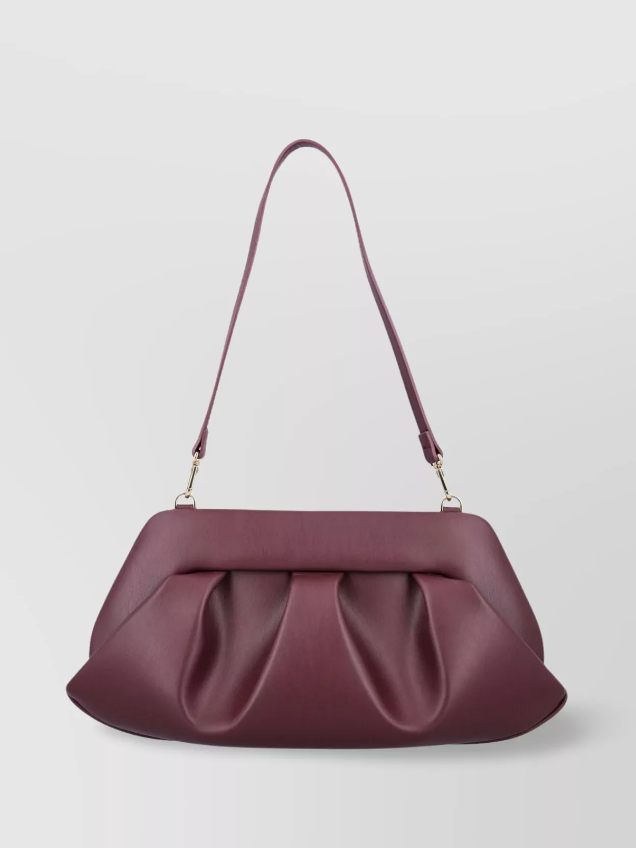 Themoirè Sculptural Vegan Leather Shoulder Bag
