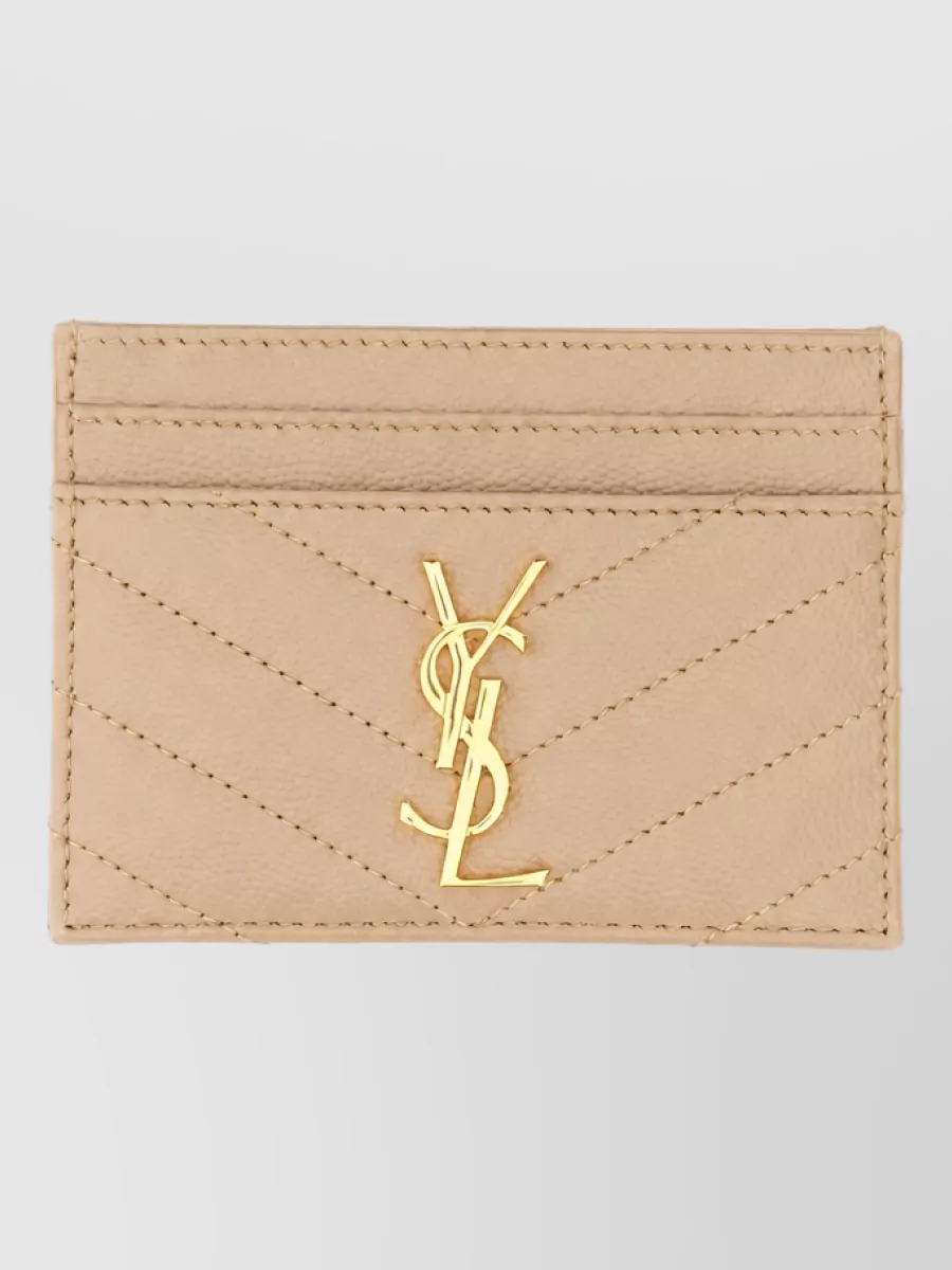 Saint Laurent Leather Card Holder