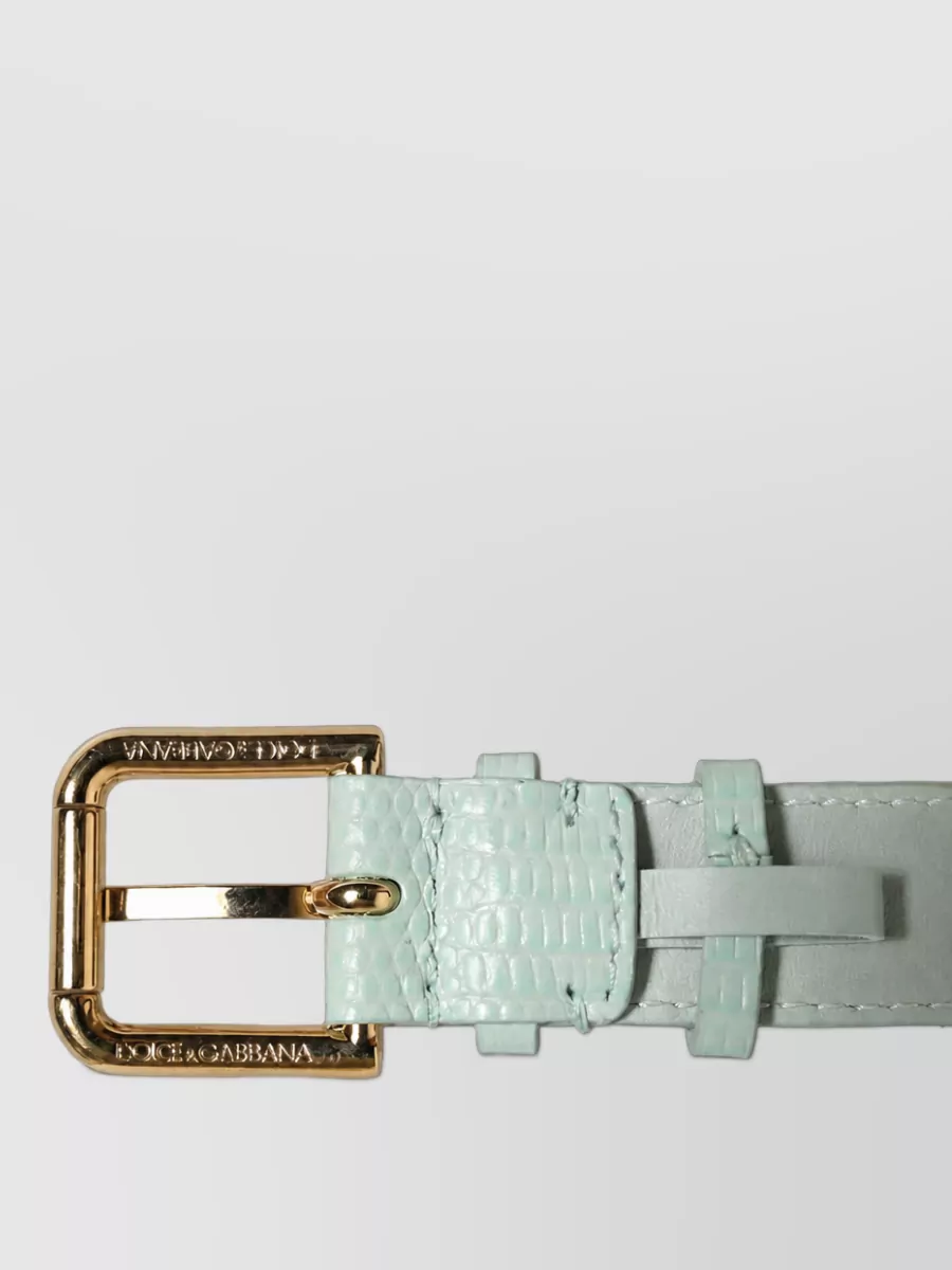 Dolce&Gabbana textured leather bracelet
