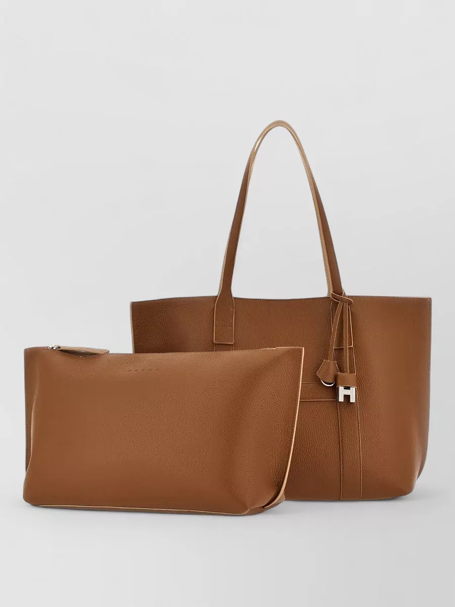 Hogan Shoulder Bag Medium Shape Double Handles