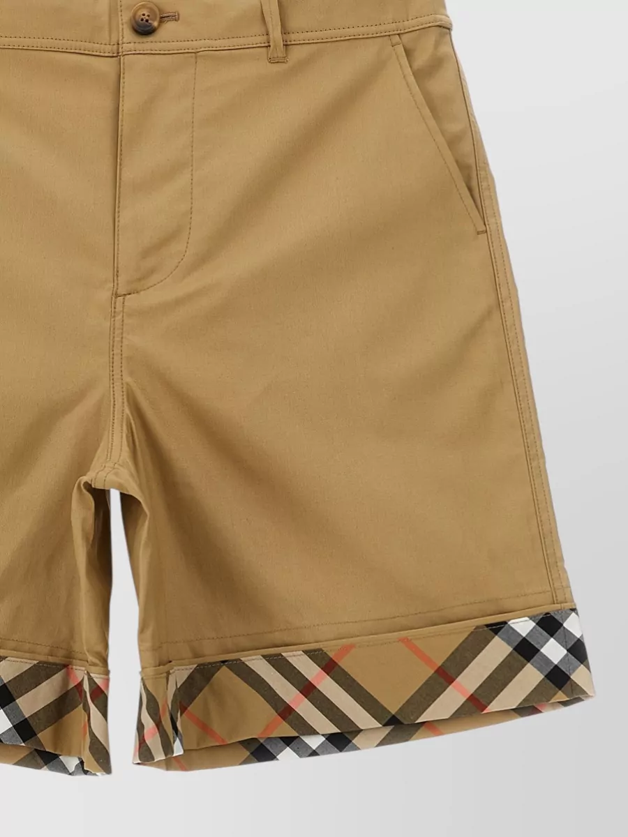 Burberry Cotton Twill Bermuda Shorts