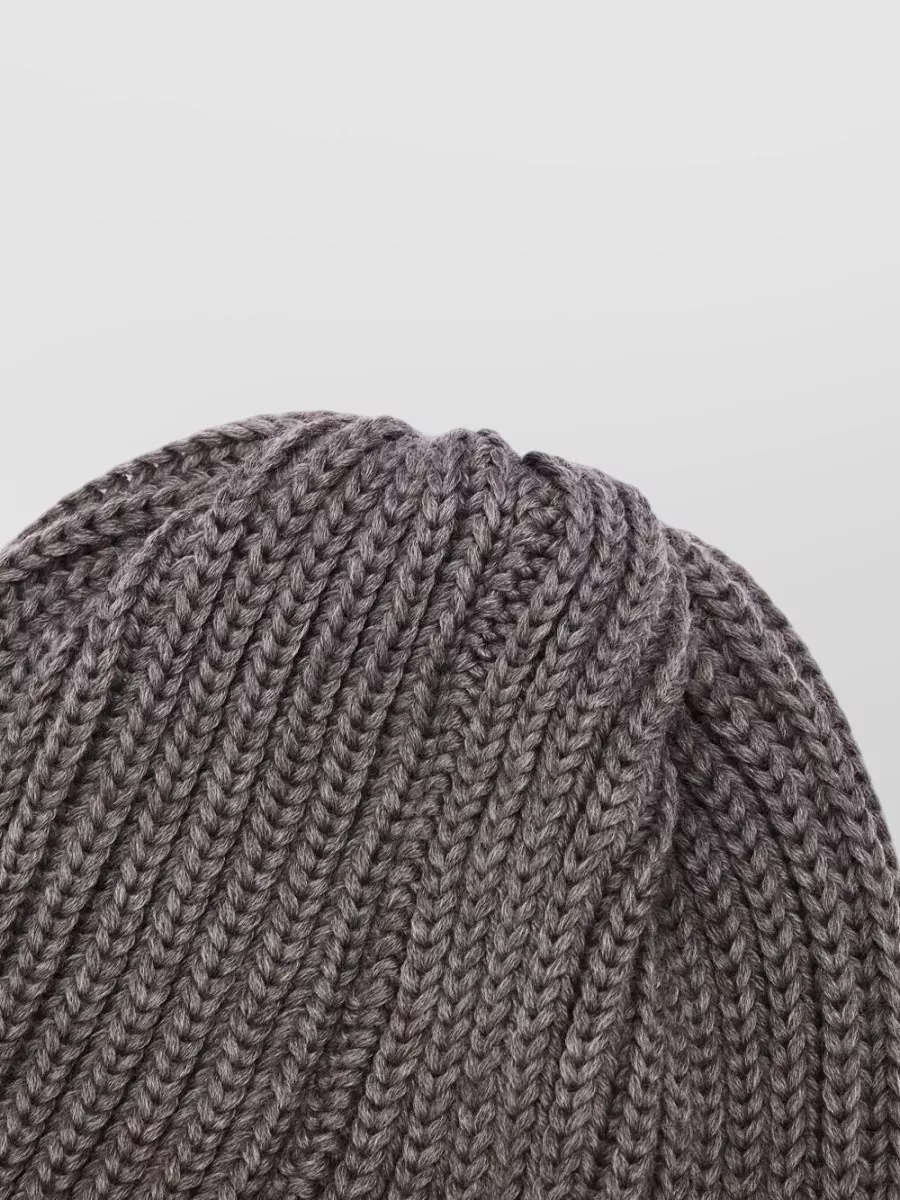 Needles Merino Wool Cap Ribbed Knit Brim