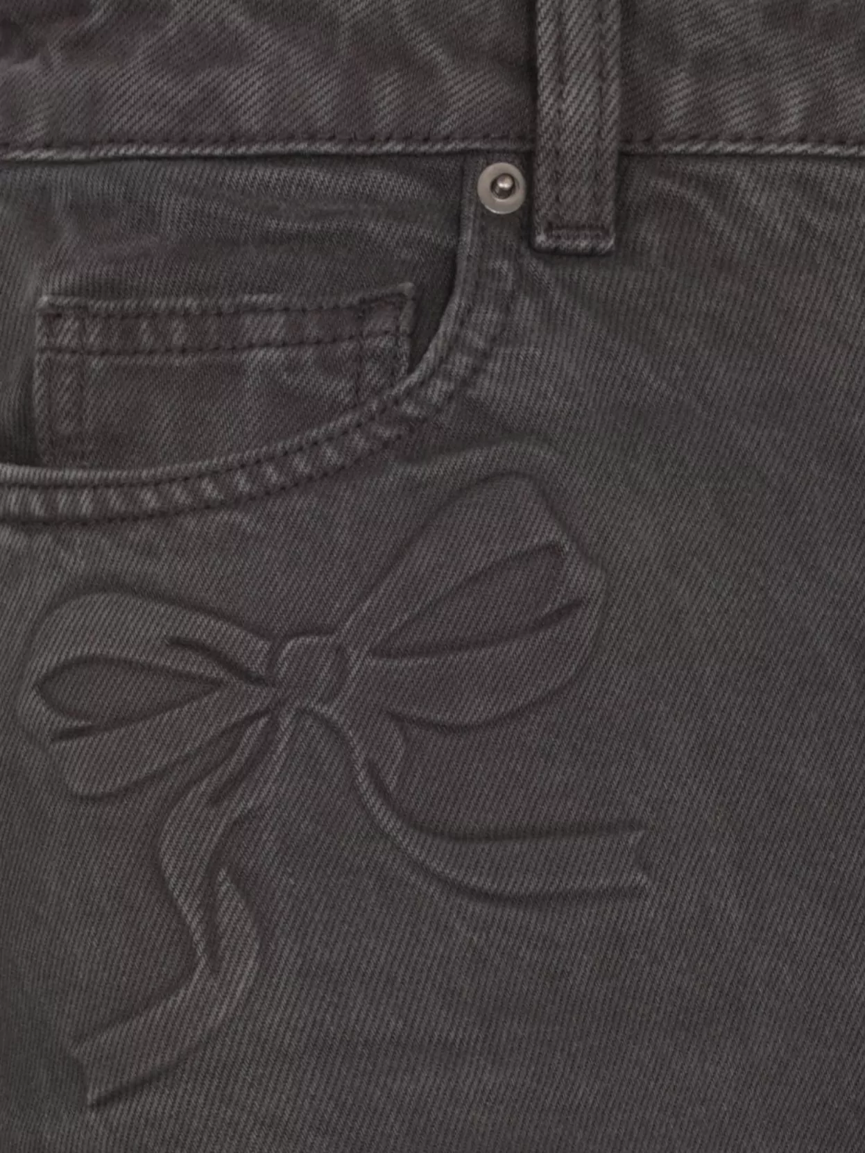 Self-Portrait Straight Leg Trousers Embroidered Loops