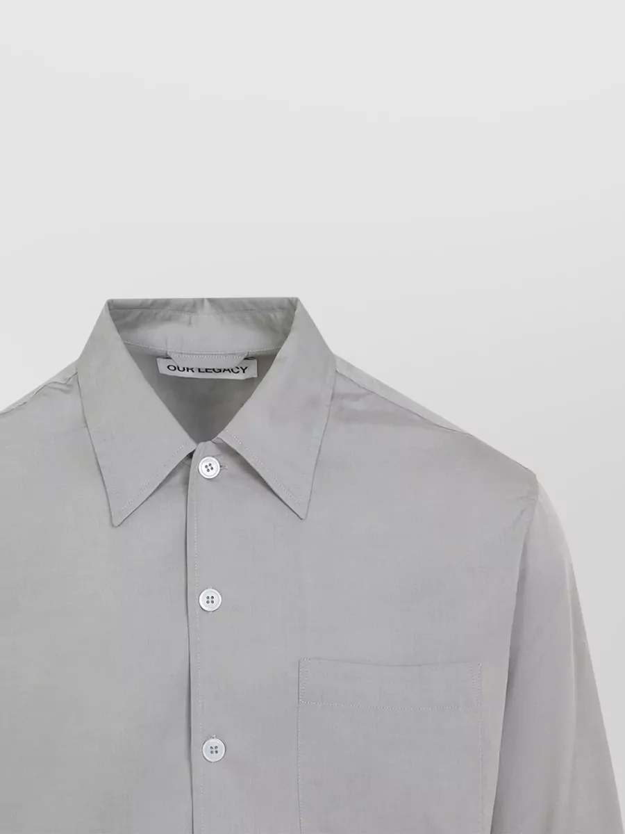 Our Legacy Lyocell Long-Sleeve Shirt