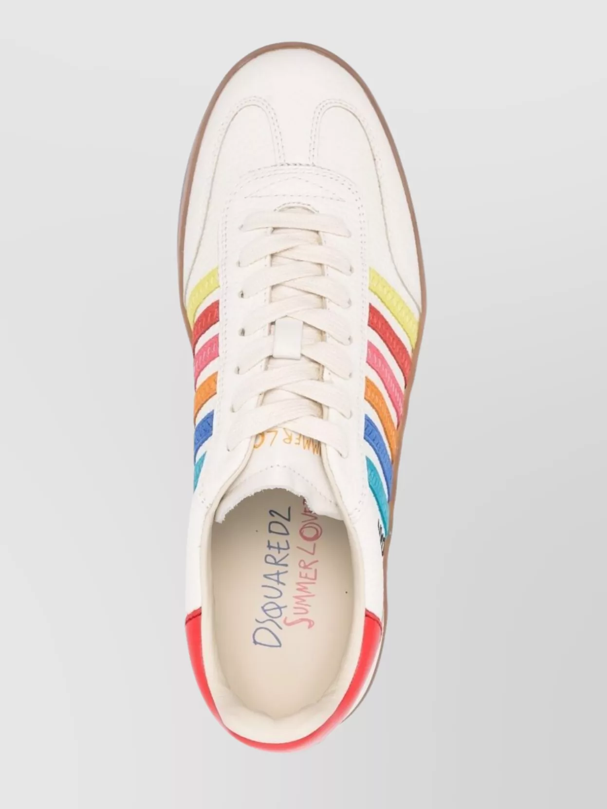 Shop Dsquared2 Striped Low Top Sneakers