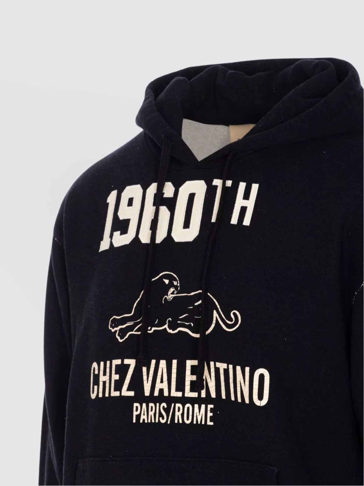 Valentino Garavani Graphic Print Hoodie Kangaroo Pocket